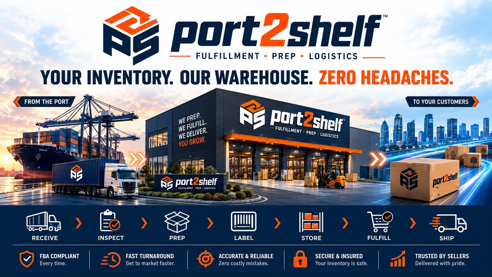 Port2Shelf Fulfillment Warehouse